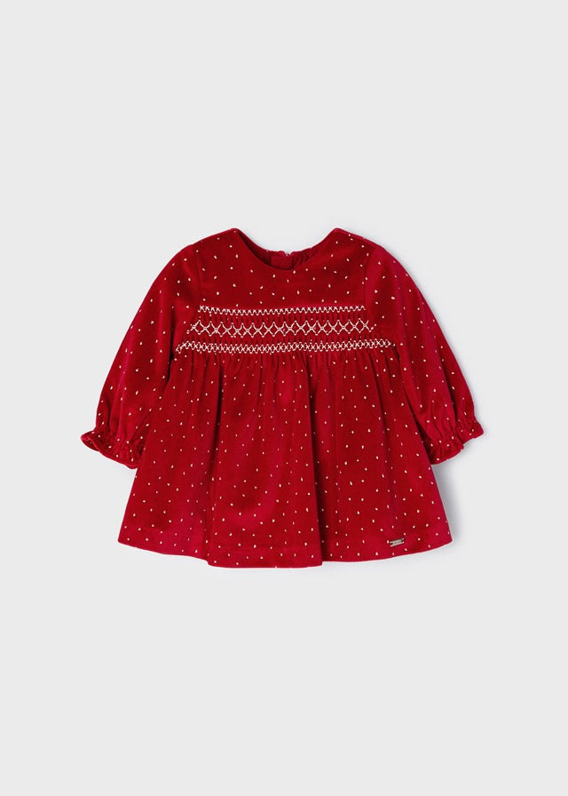 Red Velvet Newborn Dress