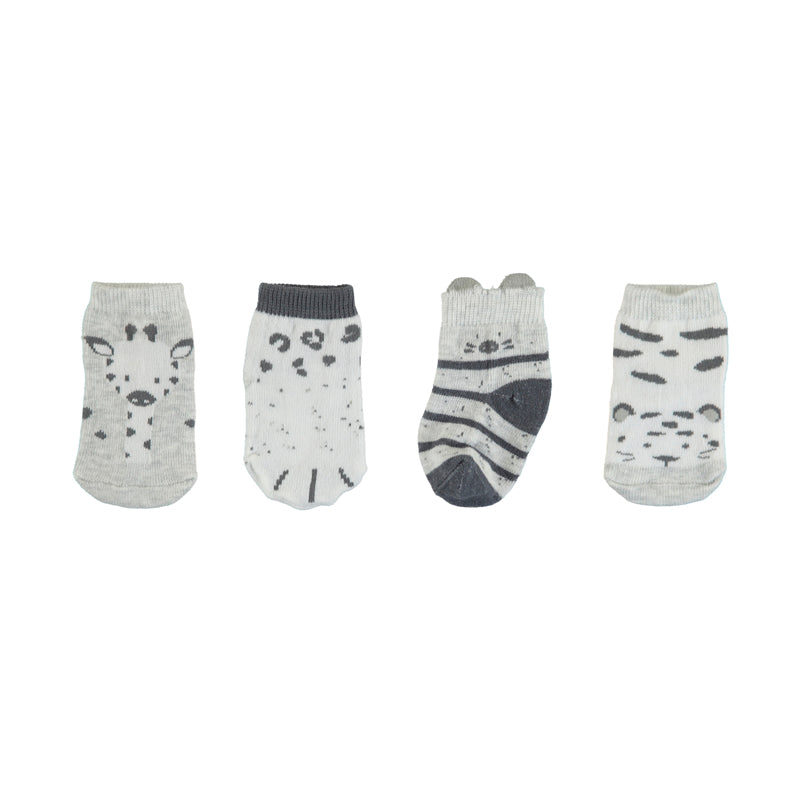 Animal Newborn Socks Set - Lunar