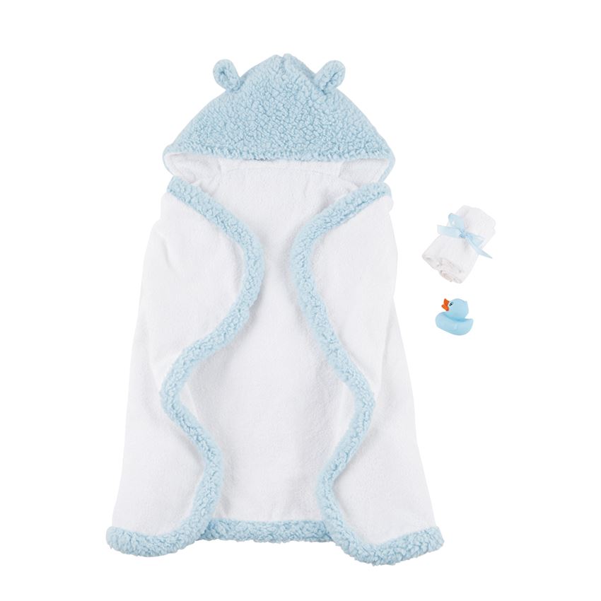 Mud Pie Baby Bath Time Set - Blue