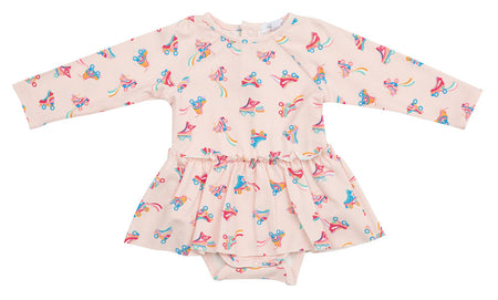 Angel Dear Roller Skates Skirted Bodysuit - 6-12 Months