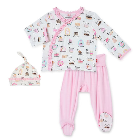 Magnetic Me cake my day modal magnetic kimono set - Newborn