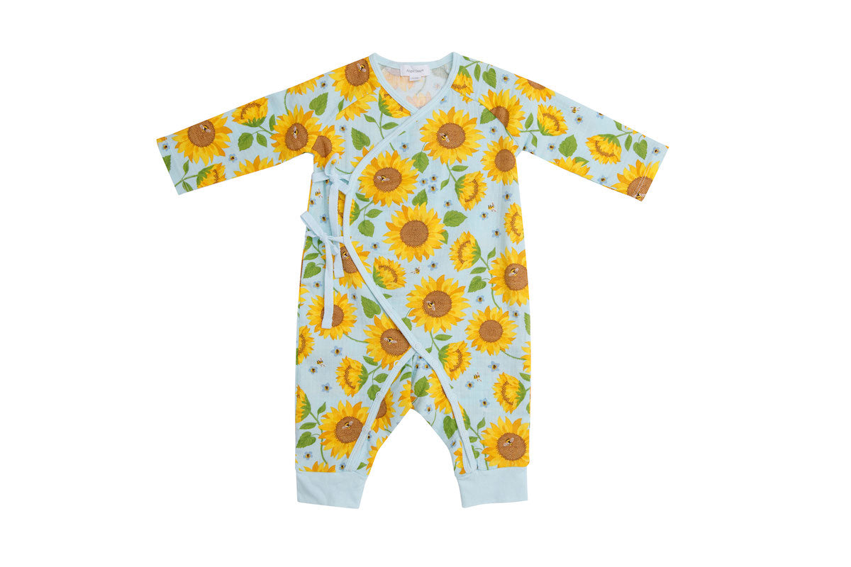 Angel Dear Sunflowers Coverall - 0-3 Months