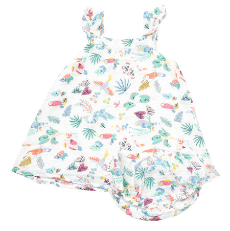 Angel Dear Tropical Birds Sundress - 12-18 Months