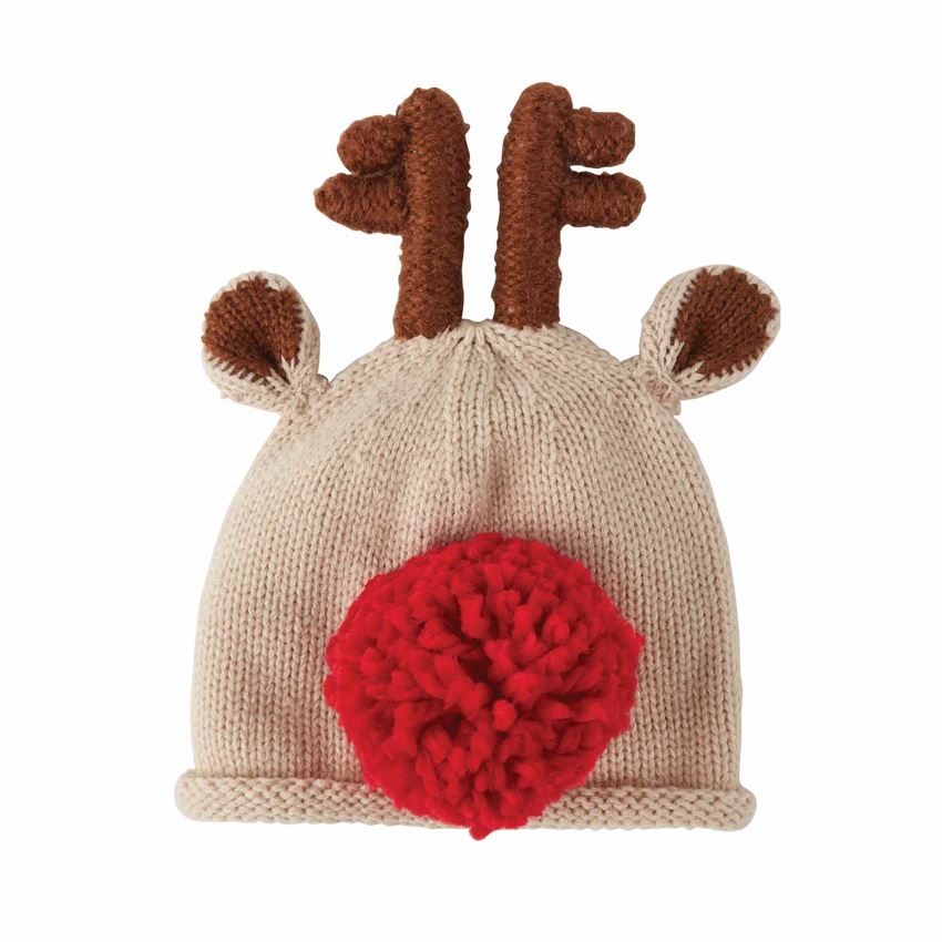 Mud Pie Reindeer Hat - 3-6 Months