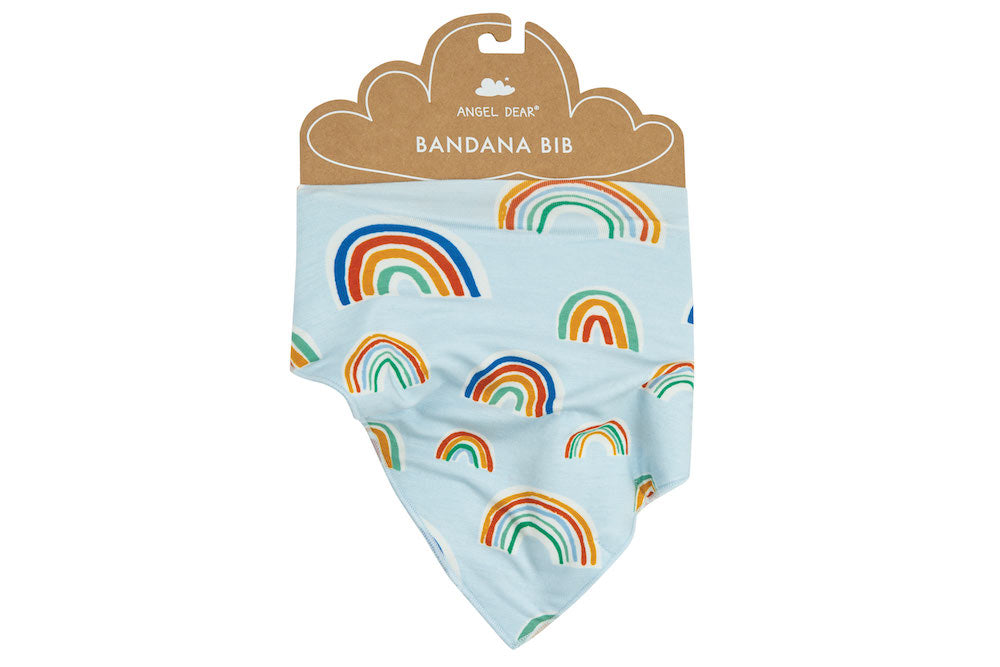 Angel Dear Rainbows Bandana Bib