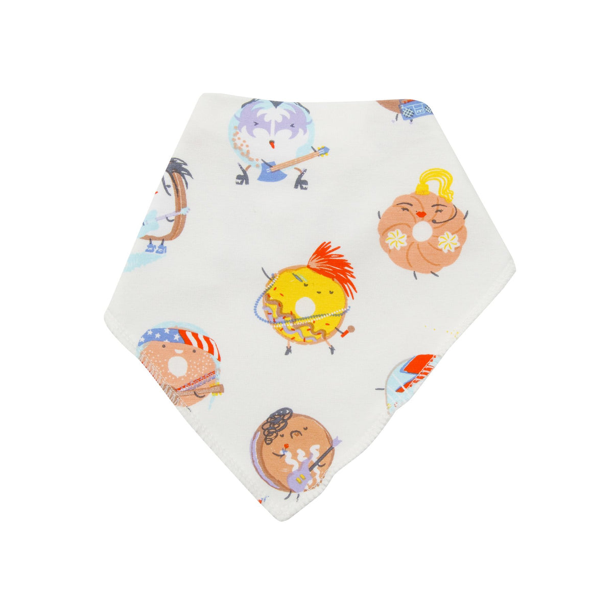 Angel Dear 80's Donuts Bandana Bib