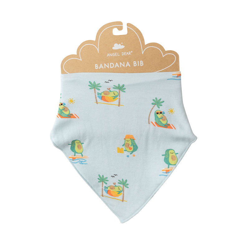 Beach Avocados Bandana Bib