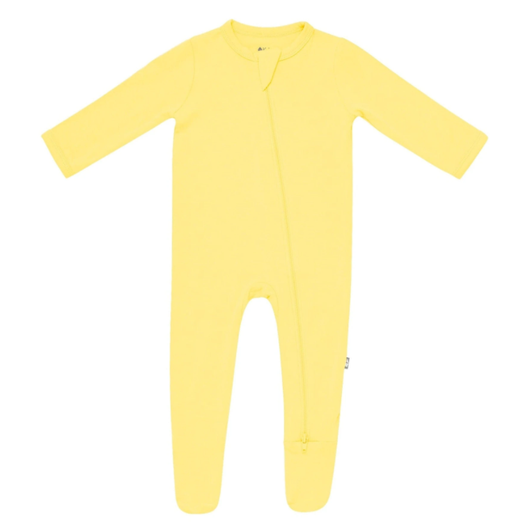 Zippered Footie - Daffodil