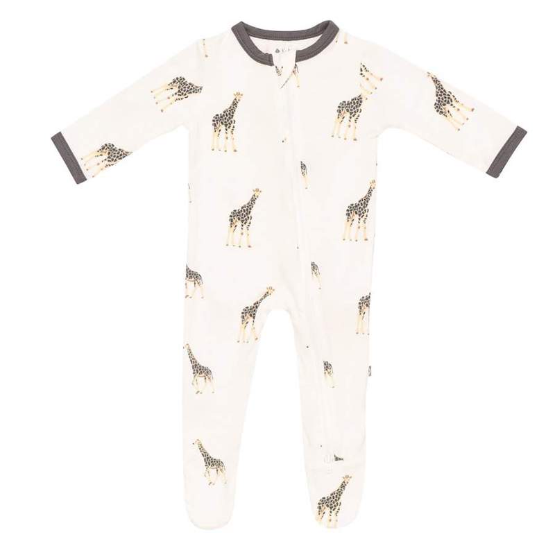 Kyte Baby Giraffe Zippered Footie - 12-18 Months