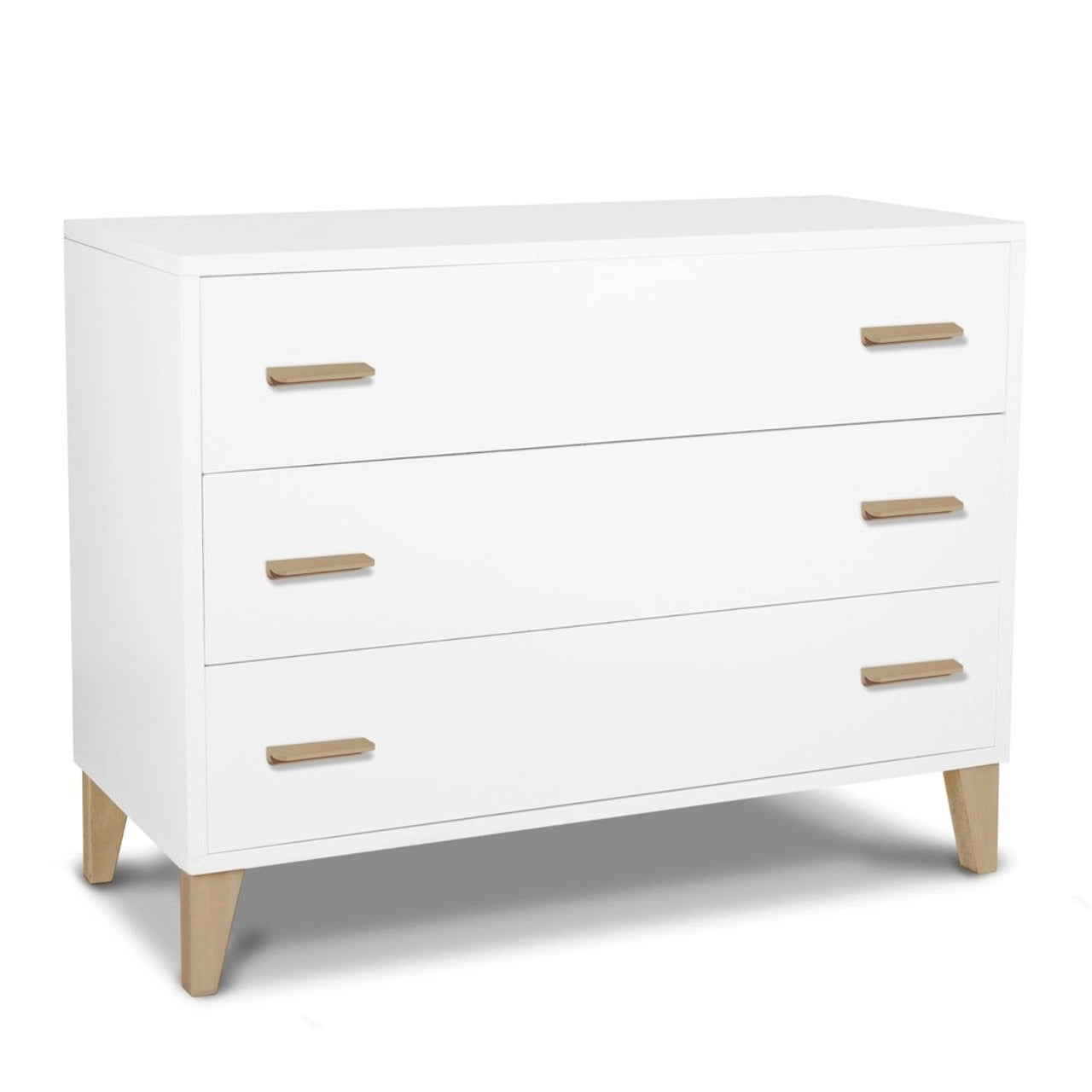 Pali Caravaggio 3 Drawer - White – Destination Baby & Kids