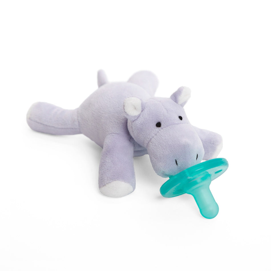 Lavender Baby Hippo Infant Pacifier