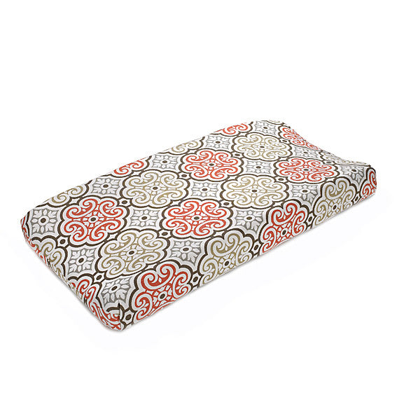 Liz and Roo Garden Gate Changing Pad Cover