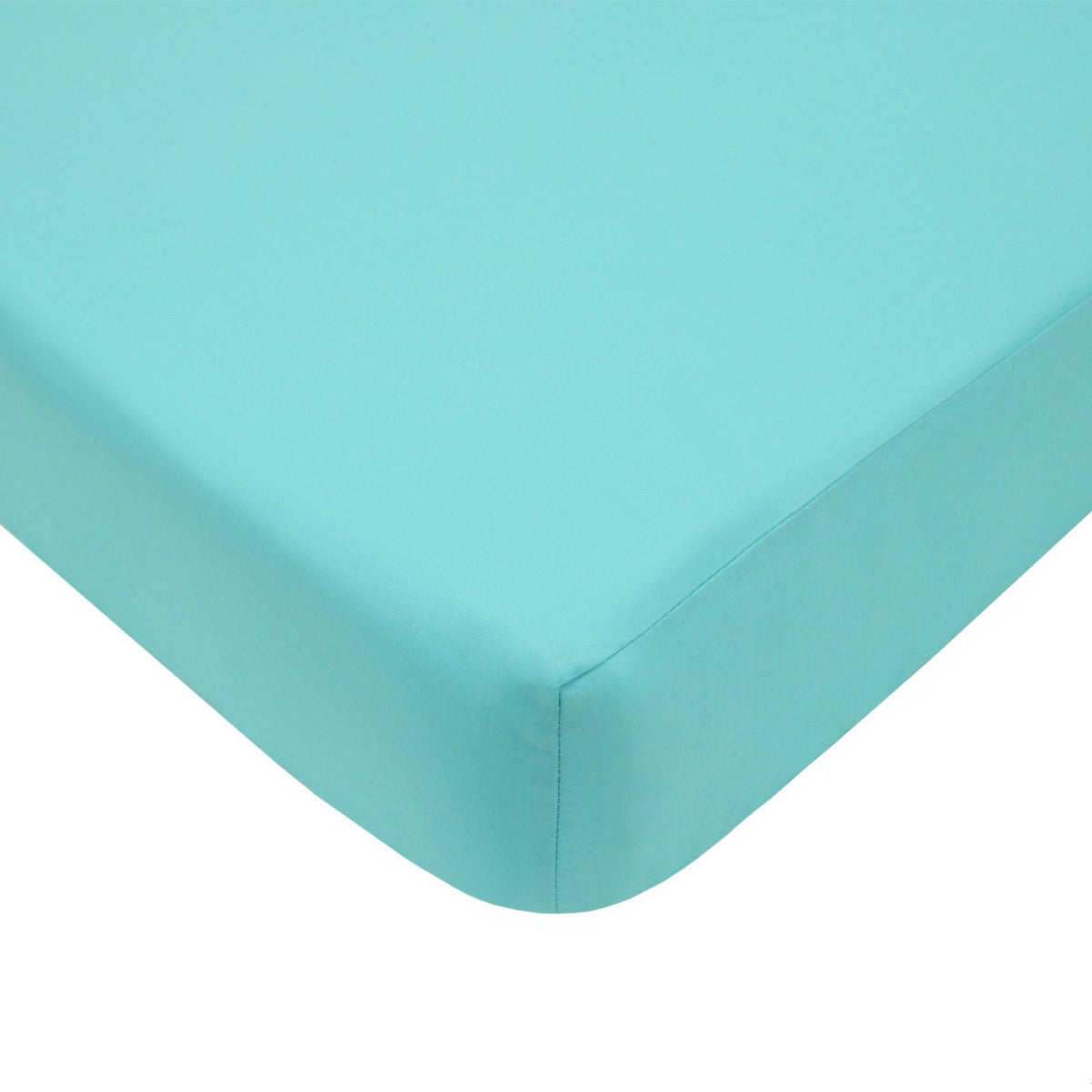 American Baby Company Percale Crib Sheet, Aqua