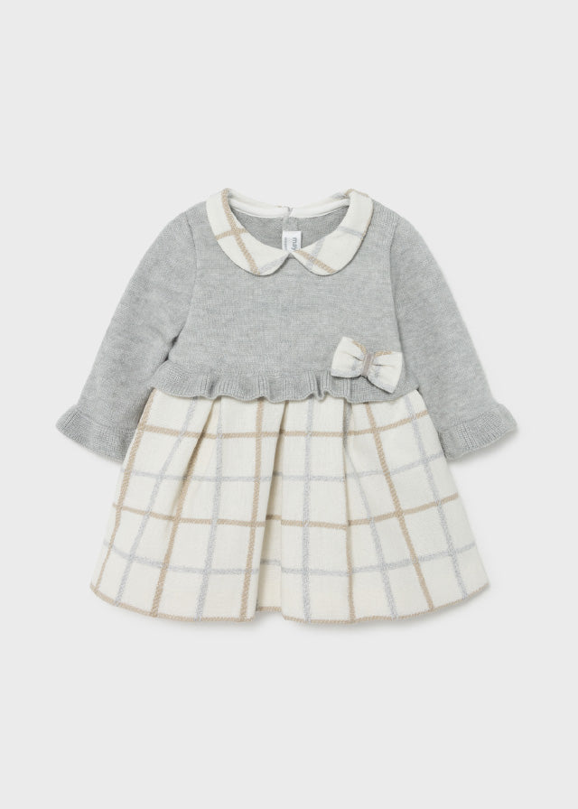 Mayoral Combined tricot dress Newborn girl