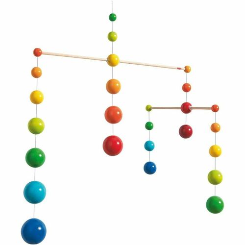 HABA Wooden Mobile Rainbow Balls