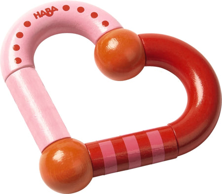 Haba Toy Darling Heart Wooden Clutching Toy