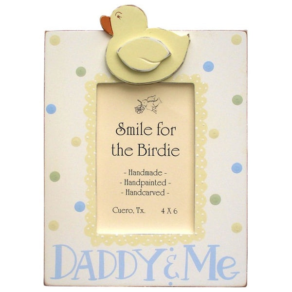 Smile for the Birdie Daddy & Me Wooden Photo Frame