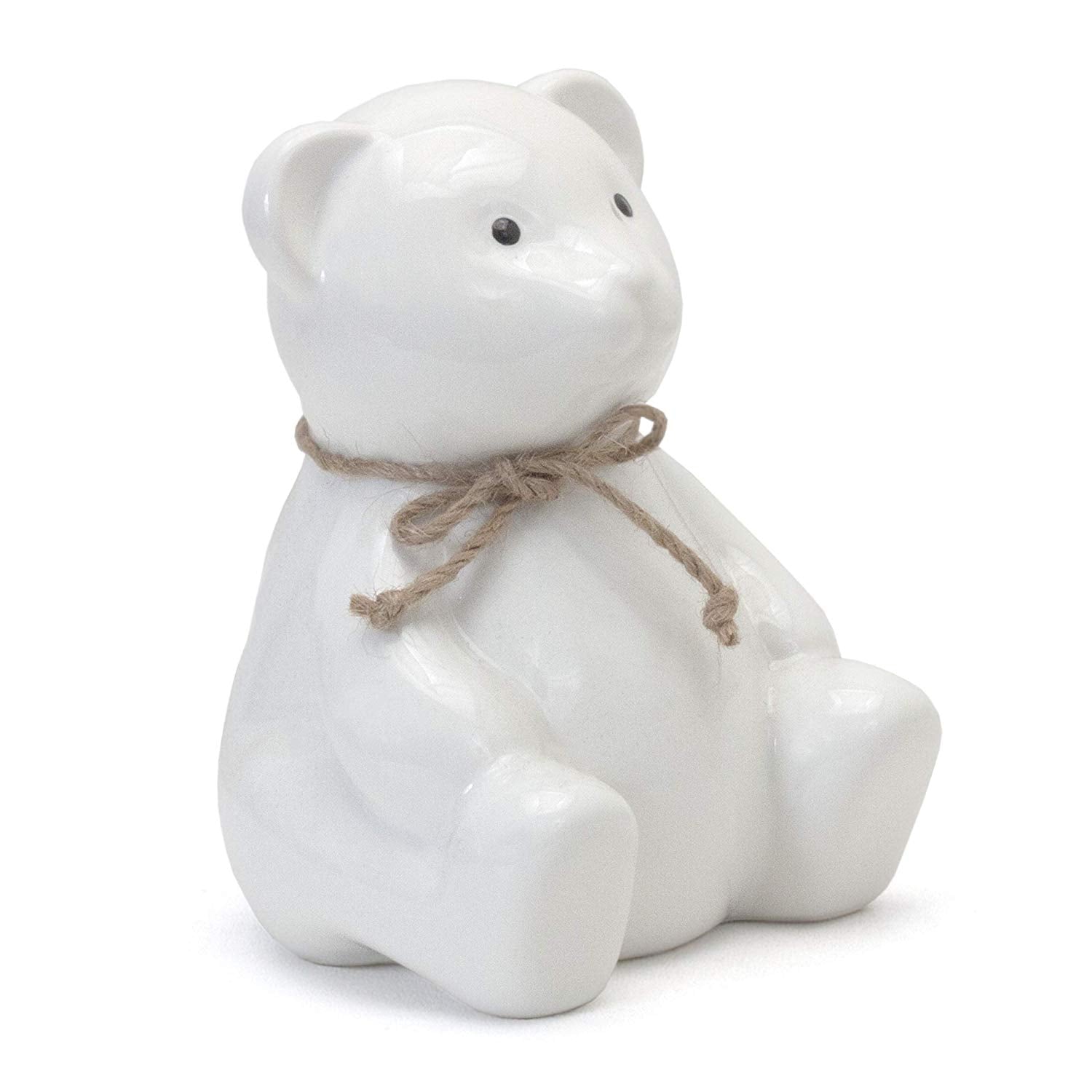 Child to Cherish Teddy Bear Bank - White