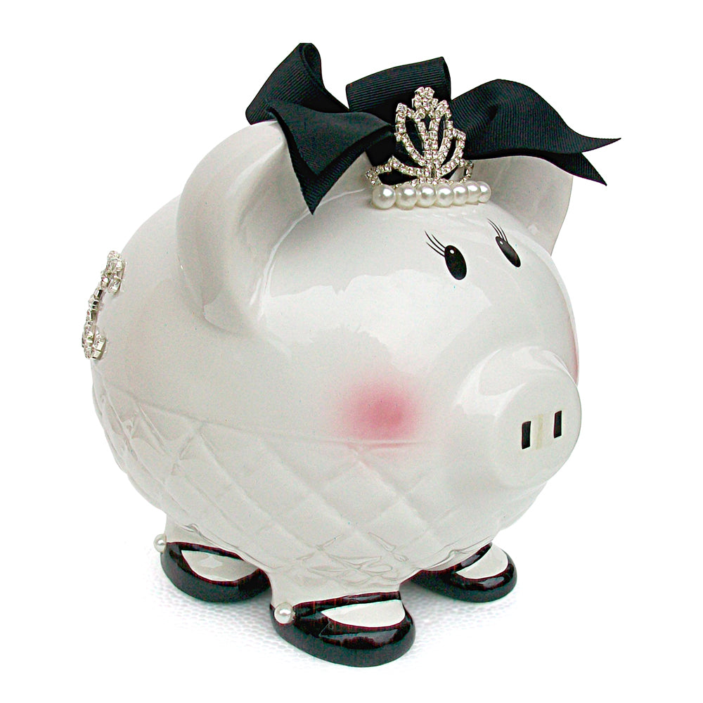 Child to Cherish Queen B Ceramic Piggy Bank