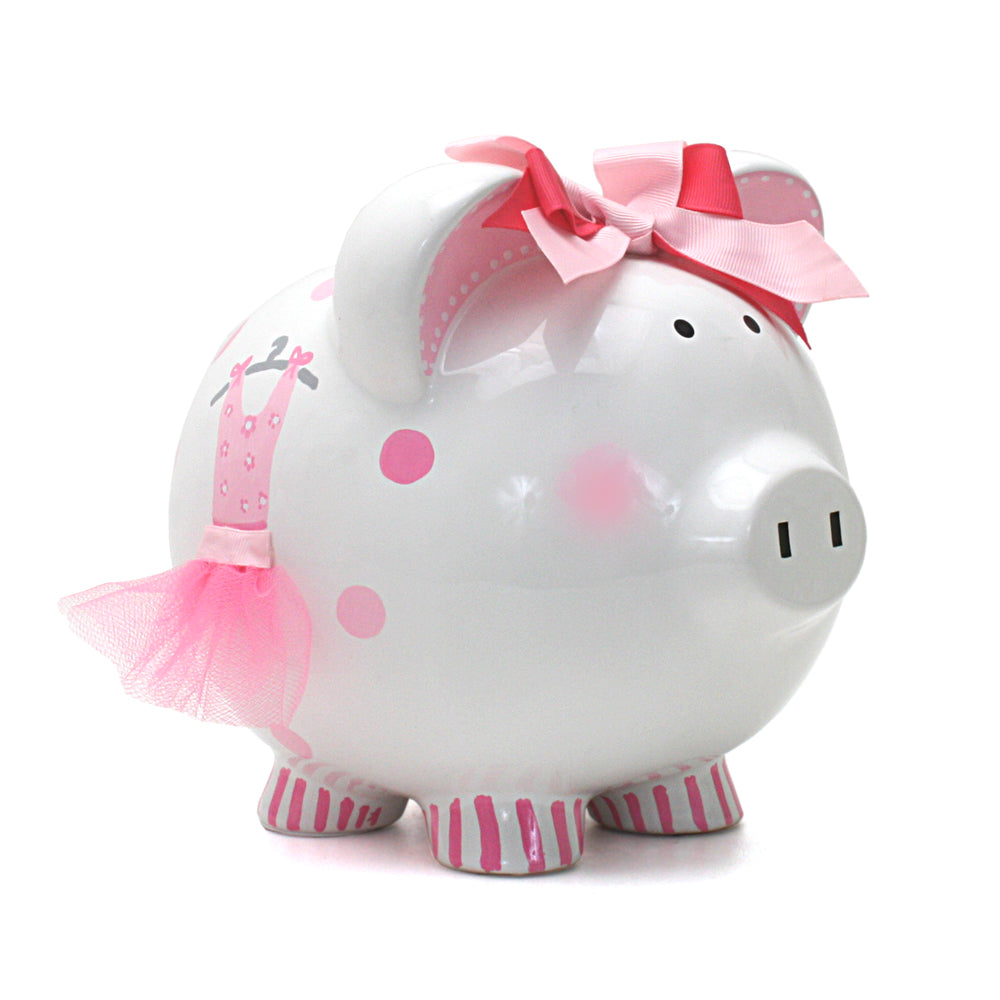 Child to Cherish Tutu Ceramic Piggy Bank