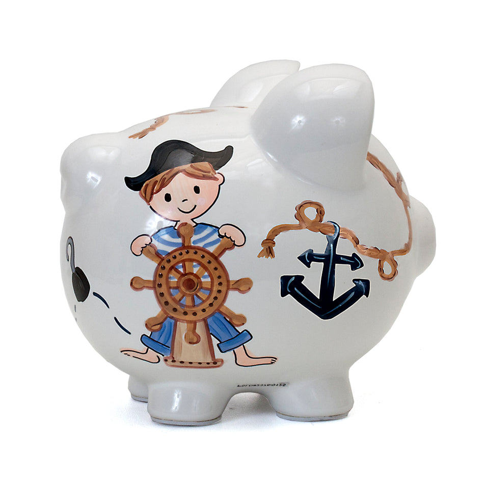Child to Cherish Pirate Piggy Bank