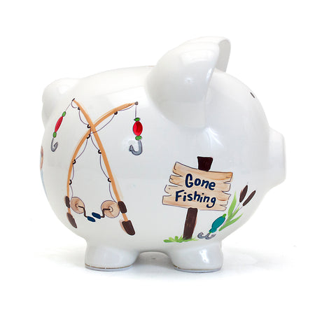 Child to Cherish Fishing Piggy Bank