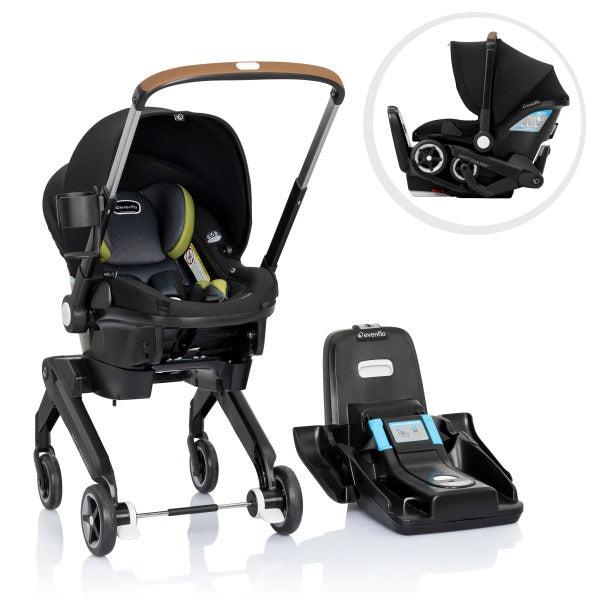 Shyft DualRide w/ Carryall Storage Infant Car Seat + Stroller