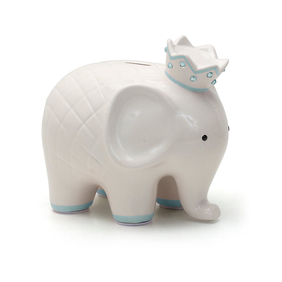 Child to Cherish Coco Elephant Bank in Blue