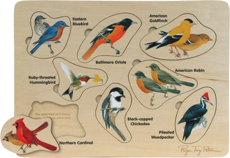 Maple Landmark Peterson Backyard Birds Puzzle