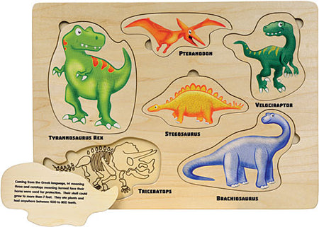 Maple Landmark Lift & Learn Dinosaurs Puzzle