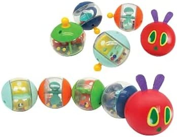Eric Carle The Very Hungry Caterpillar Plastic Busy Balls Toy