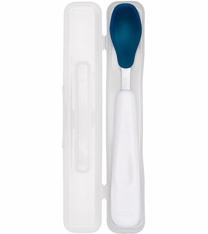 OXO Tot On-the-go Feeding Spoon - Navy