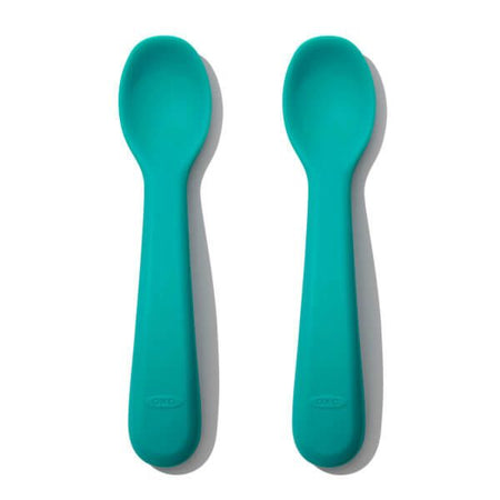 OXO Tot Silicone Spoons - Teal