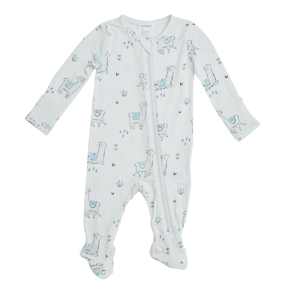 Angel Dear Llama Zipper Footie - 6-9 Months