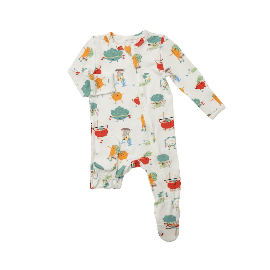 Angel Dear Veggie Arobics Footie - 6-9 Months