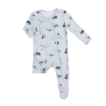 Angel Dear Greyhounds Zipper Footie - 0-3 Months