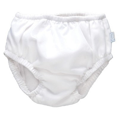 Pull-up Reusable Swimsuit Diaper - White
