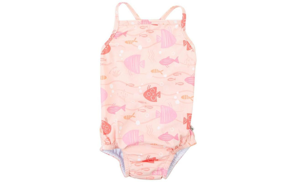 Baby Girls 1-Piece Swimsuit - 18 Months