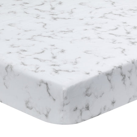 Lambs & Ivy Signature Gray Marble Crib Sheet