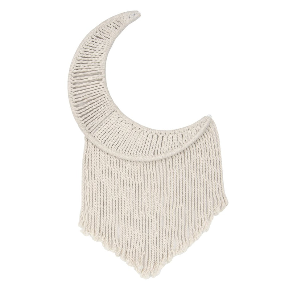 Lambs & Ivy Signature Macrame Moon Wall Hanging