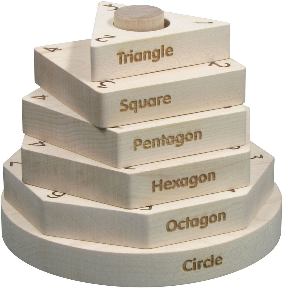 Maple Shape Stacker Toy