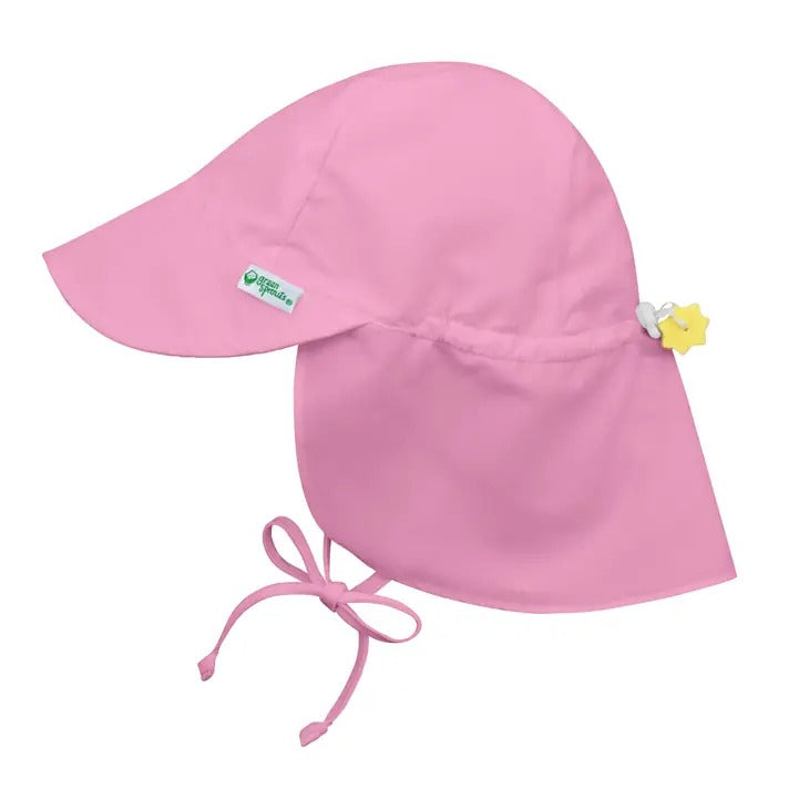 Flap Sun Protection Hat - Light Pink