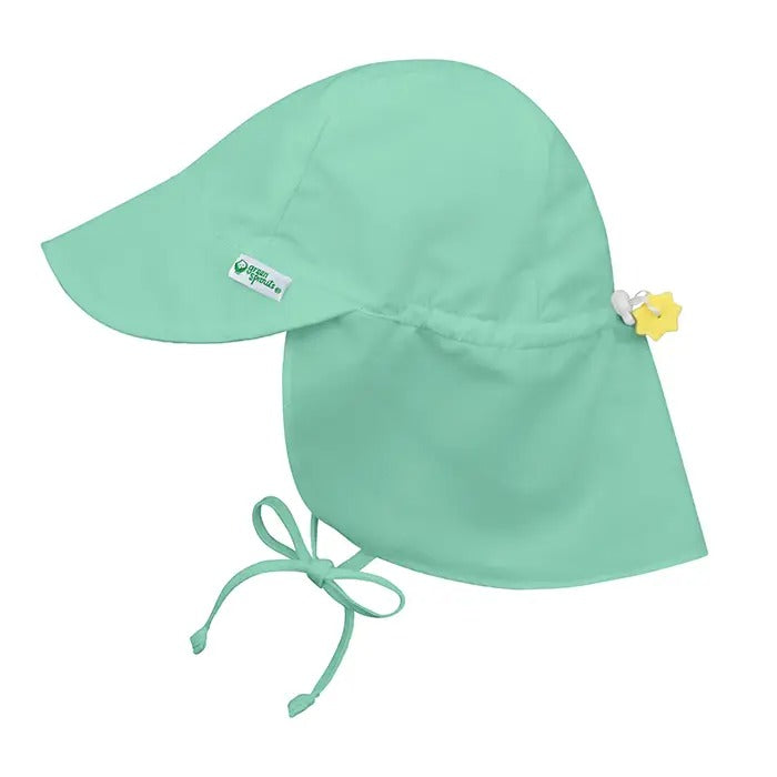 Flap Sun Protection Hat - Seafoam
