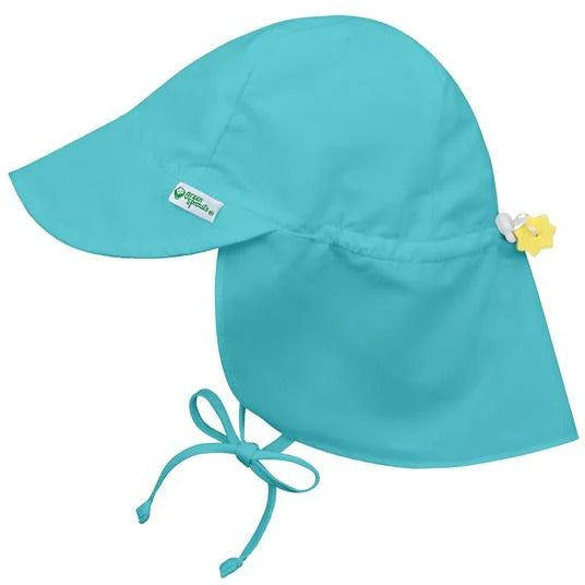 Flap Sun Protection Hat - Aqua