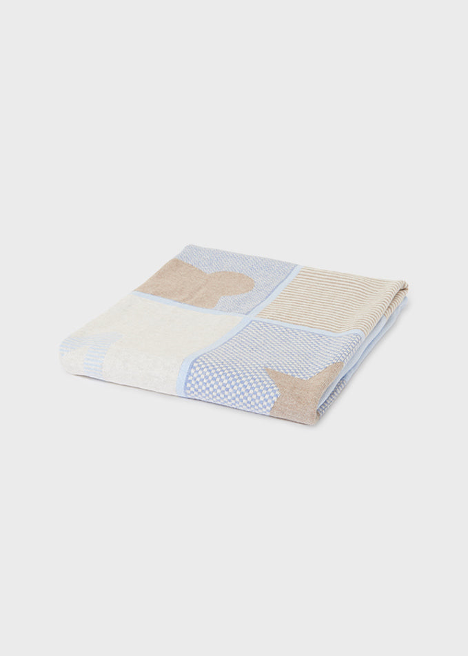 Mayoral Ecofriends Jacquard Blanket - Sky