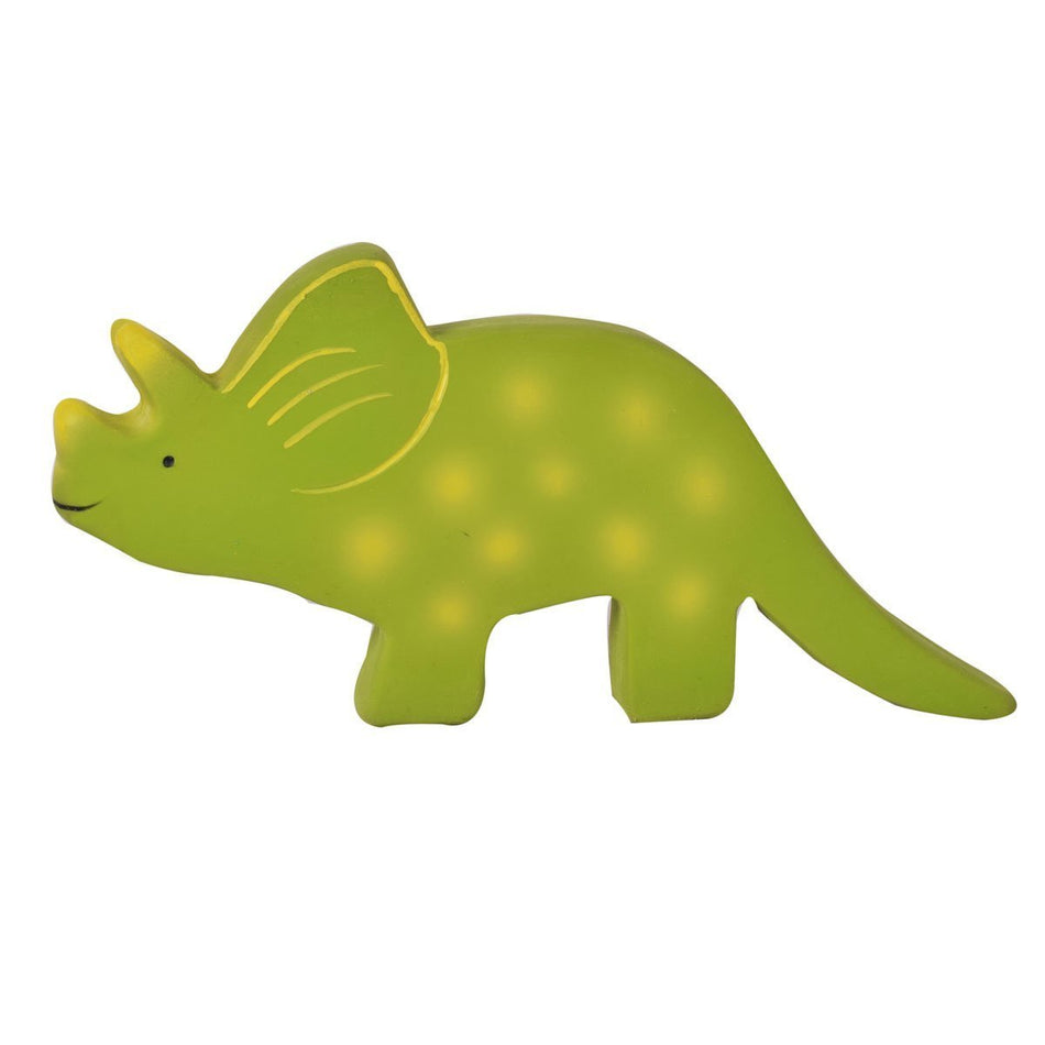 Baby Triceratops Organic Natural Rubber Toy