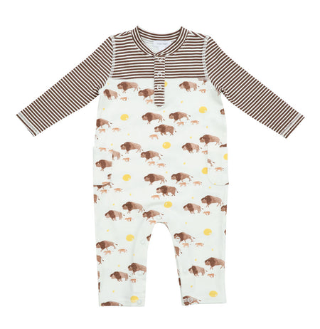 Angel Dear Bison Romper - 6-12 Months