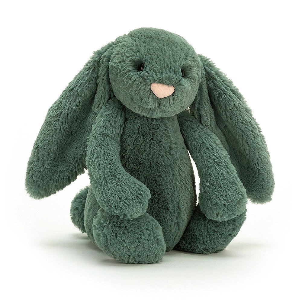 Jellycat Bashful Bunny Medium Plush in Forest