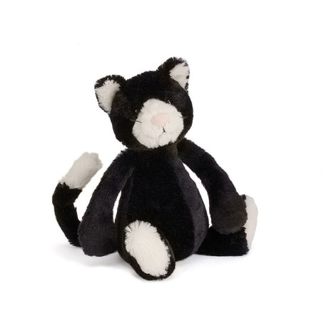 Jellycat Bashful Cat Small - Black & White