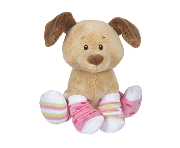 Baby Ganz Pink Doggysocks Plush